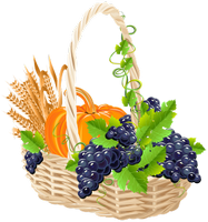 an autumn basket